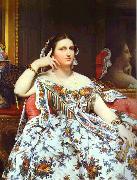 Jean Auguste Dominique Ingres Portrait of Madame Moitessier Sitting. oil